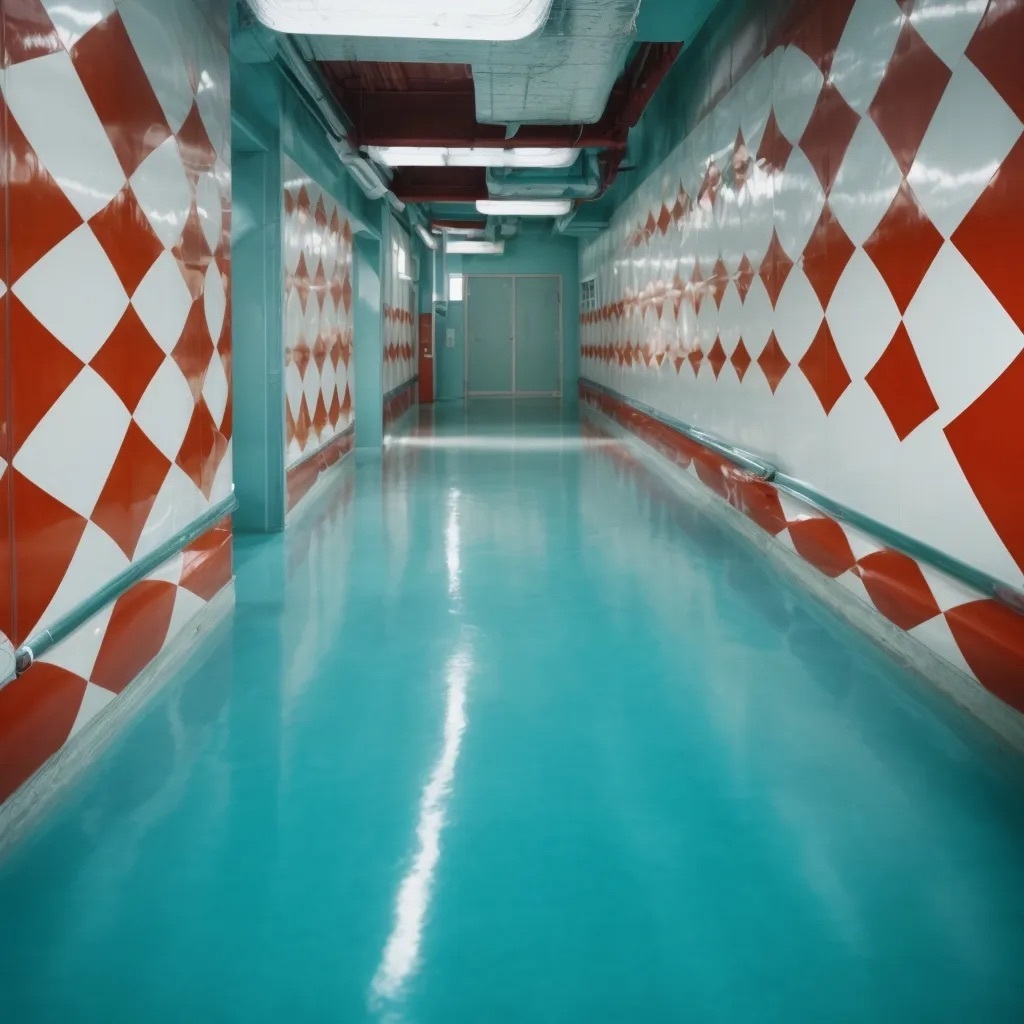 6_epoxy-floor-coating Resistance to Stains and Chemicals